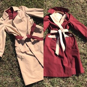 Etienne Aigner Reversible Trench Coat